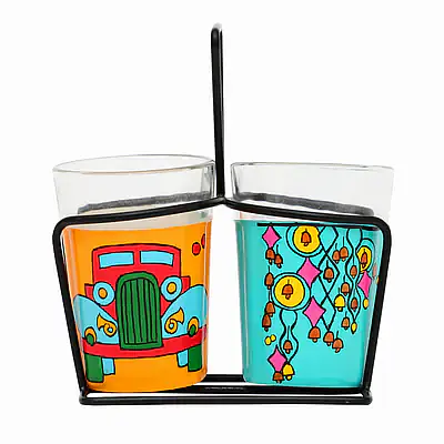 Tapri Glasses - Classic Car,Wind Chime - Master