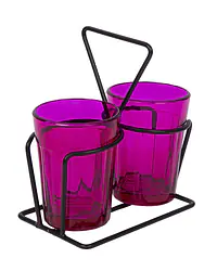 Tapri Glasses - Rang Barse - Set of 2  ( Purple ) - Master