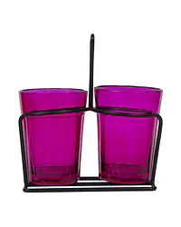 Tapri Glasses - Rang Barse - Set of 2  ( Purple ) - Master