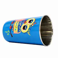 Stainless Steel Tumbler - Owl Cute Blue - Master