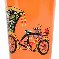 Stainless Steel Tumbler Big - Cycle Rickshaw Orange - Master