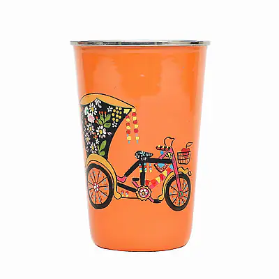 Stainless Steel Tumbler Big - Cycle Rickshaw Orange - Master