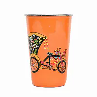 Stainless Steel Tumbler Big - Cycle Rickshaw Orange - Master