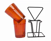 Tapri Glasses - Rang Barse - Set of 2 ( Orange ) - Master