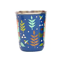 Steel Tumbler Small-Owl Tie Blue - Master