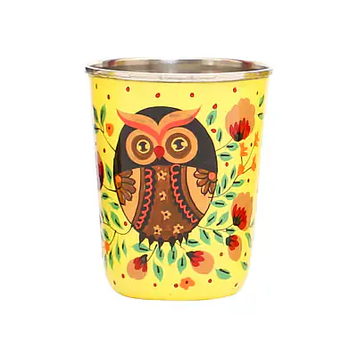 Steel Tumbler Small-Owl Eye Yellow - Master