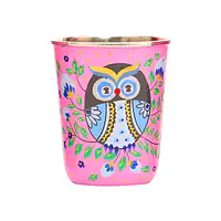 Steel Tumbler Small-Owl Eye Pink - Master