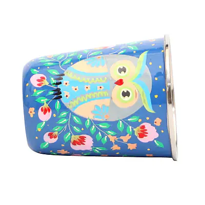 Steel Tumbler Small-Owl Eye Blue - Master