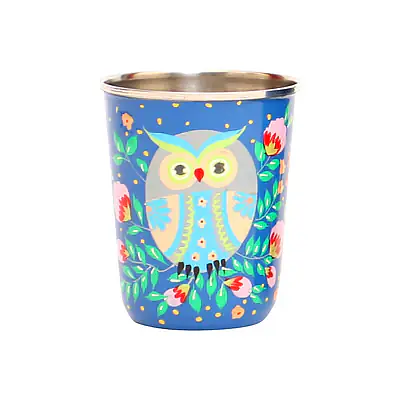 Steel Tumbler Small-Owl Eye Blue - Master