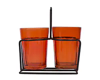 Tapri Glasses - Rang Barse - Set of 2 ( Orange ) - Master