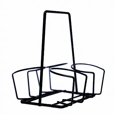 Cutting Chai Glass Stand / Tea Glass Holder  - For Set of 4 Tea Glasses - Master