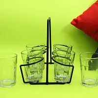 Cutting Chai glasses with stand - Master