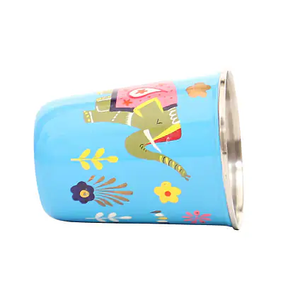 Steel Tumbler Small-ELEPHANT STAR-Blue - Master