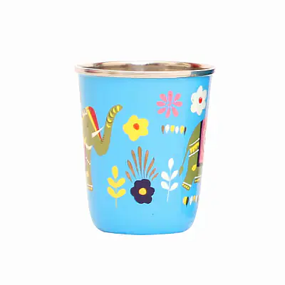 Steel Tumbler Small-ELEPHANT STAR-Blue - Master