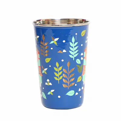 Steel Tumbler Big-Owl Tie Blue - Master