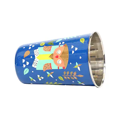 Steel Tumbler Big-Owl Tie Blue - Master