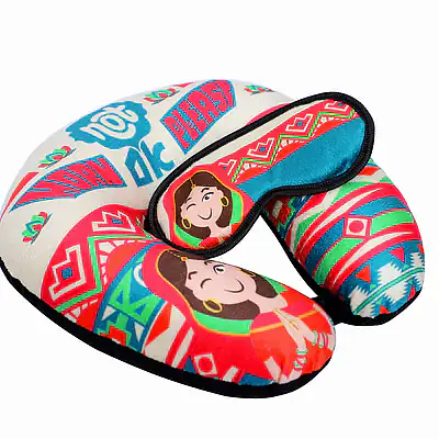 Neck Pillow & Eye Mask Combo -  Horn Not Ok Please - Master