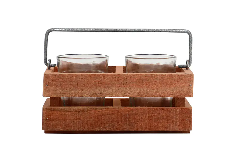 Tapri Glasses - Country Wood Stand - Master