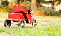 Vintage Car-Red Big - Master