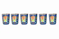 Steel Tumbler Small-Owl Tie Blue ( set of 6 ) - Master