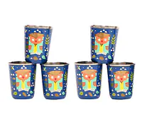 Steel Tumbler Small-Owl Tie Blue ( set of 6 ) - Master