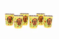 Steel Tumbler Small-Owl Eye Yellow ( set of 6 ) - Master
