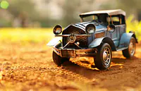 Vintage Car-Blue Medium - Master