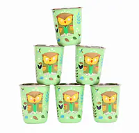 Steel Tumbler Small-Owl Tie Green ( set of 6 ) - Master