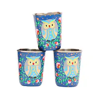 Steel Tumbler Small-Owl Eye Blue ( set of 3 ) - Master