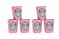 Steel Tumbler Small-Owl Eye Pink ( set of 6 ) - Master