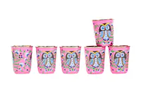 Steel Tumbler Small-Owl Eye Pink ( set of 6 ) - Master