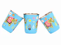 Steel Tumbler Small-ELEPHANT STAR-Blue ( set of 3 ) - Master