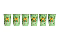 Steel Tumbler Big-Owl Tie Green ( set of 6 ) - Master