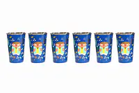 Steel Tumbler Big-Owl Tie Blue ( set of 6 ) - Master