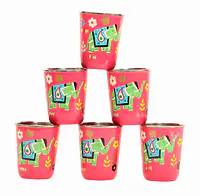 Steel Tumbler Small-ELEPHANT STAR-Pink ( set of 6 ) - Master