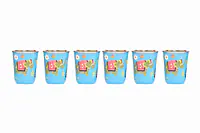 Steel Tumbler Small-ELEPHANT STAR-Blue ( set of 6 ) - Master