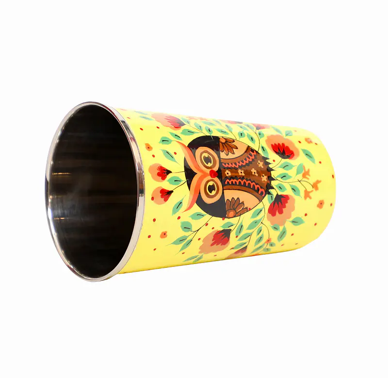 Steel Tumbler Big-Owl Eye Yellow - Master