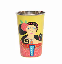Steel Tumbler Big-Lady Set Yellow - Master