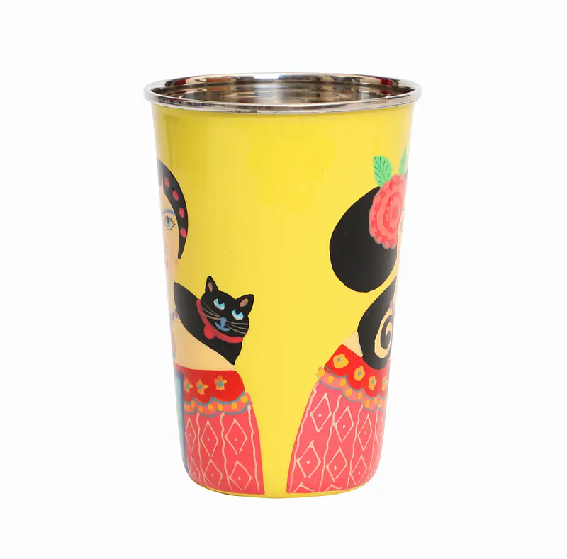Steel Tumbler Big-Lady Set Yellow - Master