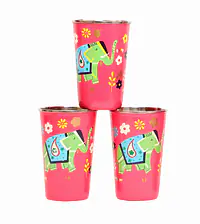 Steel Tumbler Big-ELEPHANT Star-Pink ( set of 3 ) - Master