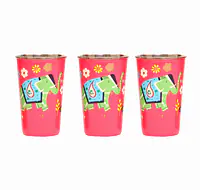 Steel Tumbler Big-ELEPHANT Star-Pink ( set of 3 ) - Master