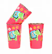 Steel Tumbler Big-ELEPHANT Star-Pink ( set of 3 ) - Master