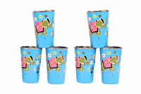 Steel Tumbler Big-ELEPHANT Star-Blue ( set of 6 ) - Master