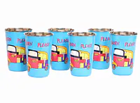 Steel Tumbler Big-Auto Blue ( set of 6 ) - Master