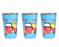 Steel Tumbler Big-Auto Blue ( set of 3 ) - Master