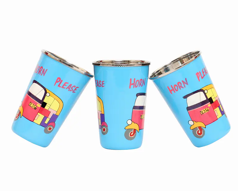 Steel Tumbler Big-Auto Blue ( set of 3 ) - Master