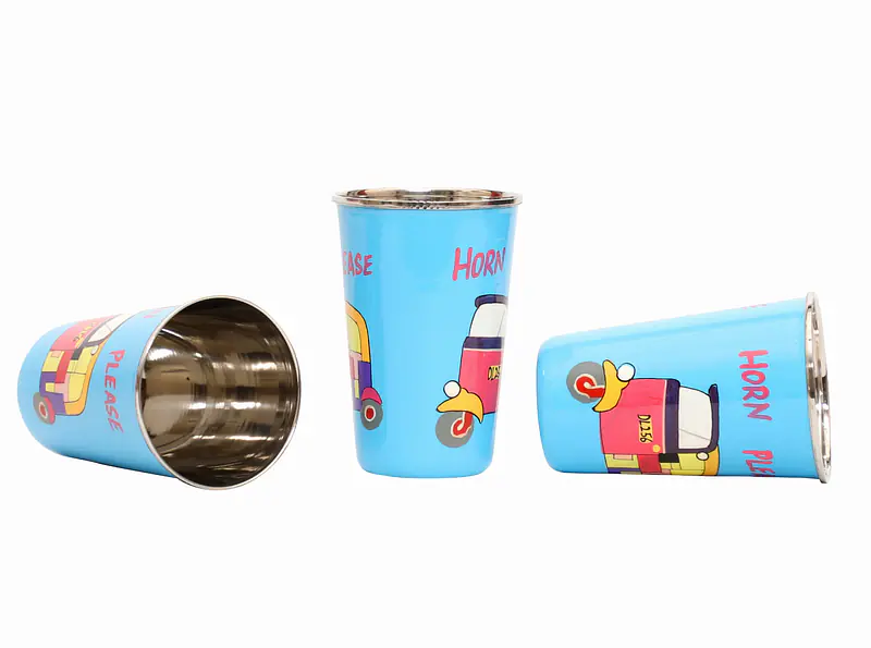 Steel Tumbler Big-Auto Blue ( set of 3 ) - Master