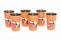 Steel Tumbler Big-Auto Orange ( set of 6 ) - Master