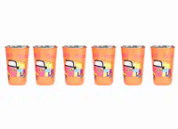 Steel Tumbler Big-Auto Orange ( set of 6 ) - Master
