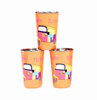 Steel Tumbler Big-Auto Orange ( set of 3 ) - Master